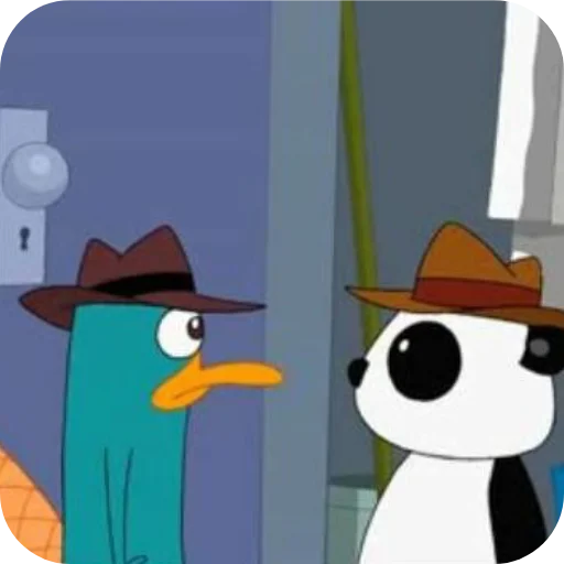 🐼 Стикер «Perry the Platypus» для Telegram