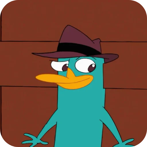 😏 Стикер «Perry the Platypus» для Telegram