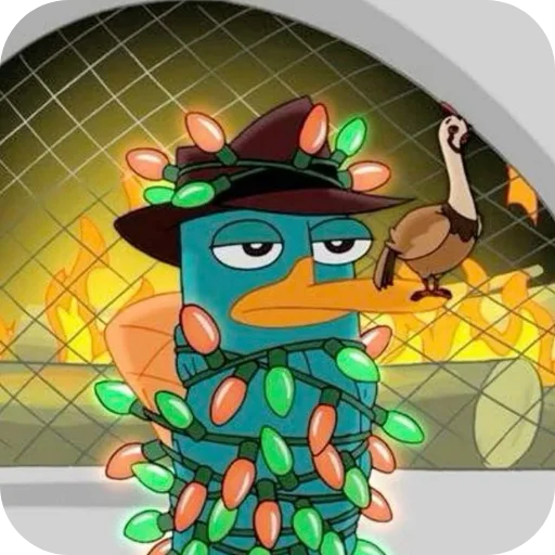 😐 Стикер «Perry the Platypus» для Telegram