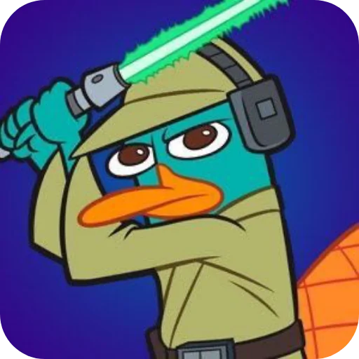 😠 Стикер «Perry the Platypus» для Telegram