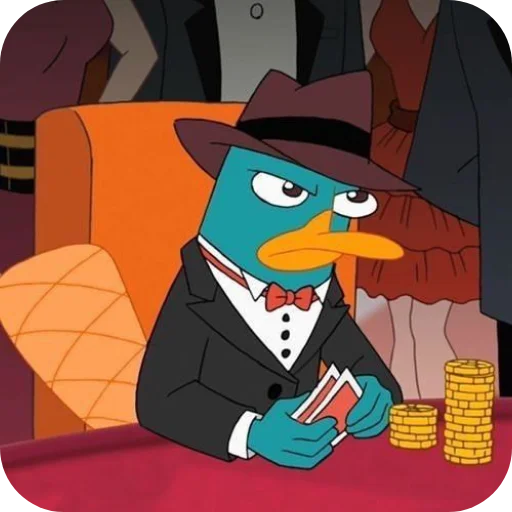 Стикерпак Perry the Platypus для Telegram — скачать