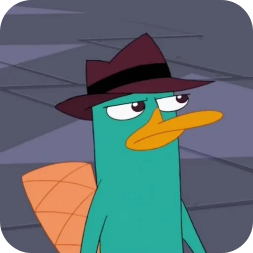😐 Стикер «Perry the Platypus» для Telegram