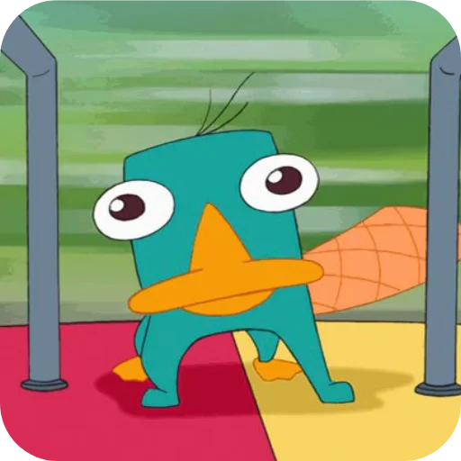 🥴 Стикер «Perry the Platypus» для Telegram
