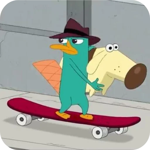 😑 Стикер «Perry the Platypus» для Telegram