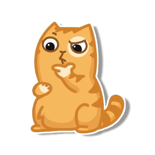 🤔 Стикер «persik _the_cat» для Telegram
