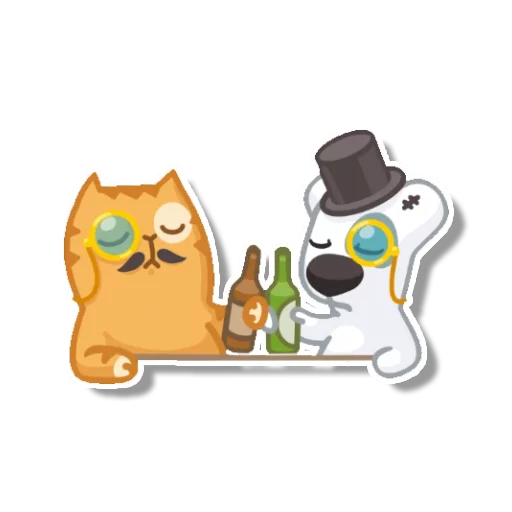 🍾 Стикер «persik _the_cat» для Telegram