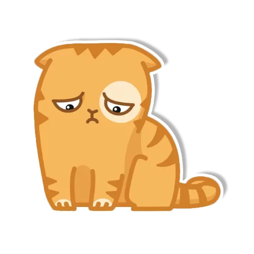 ☹️ Стикер «persik _the_cat» для Telegram
