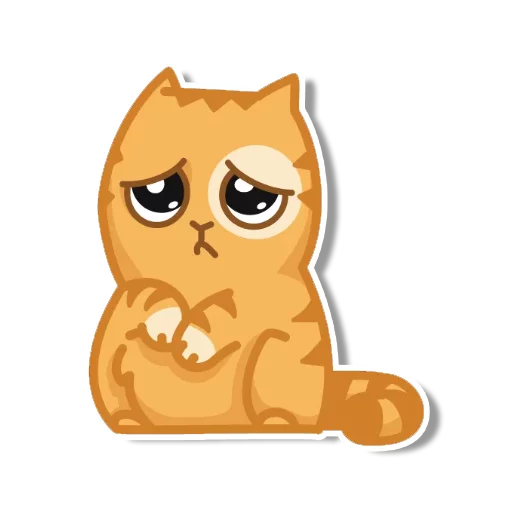 😔 Стикер «persik _the_cat» для Telegram