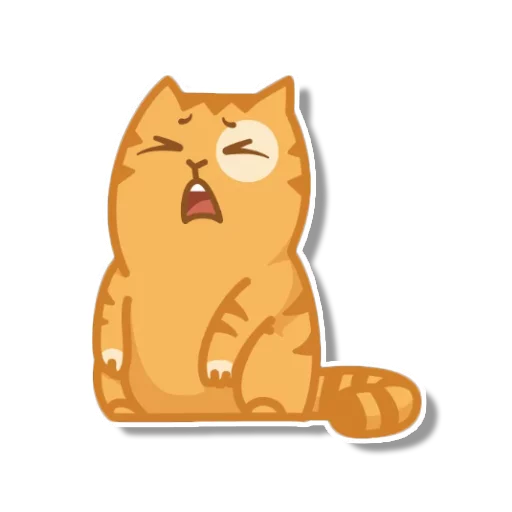 😣 Стикер «persik _the_cat» для Telegram