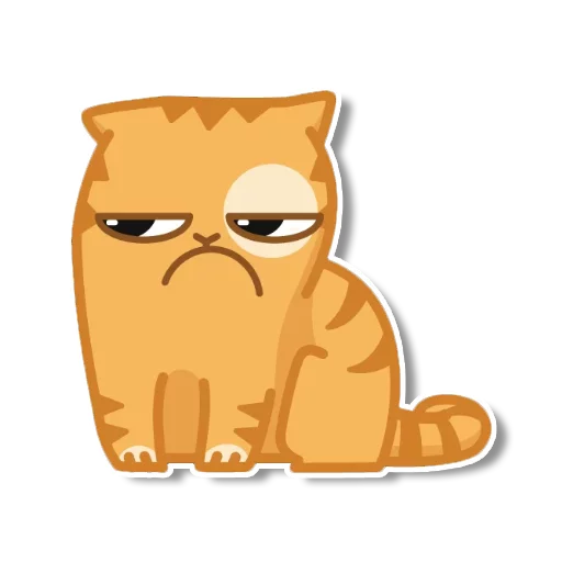 ☹️ Стикер «persik _the_cat» для Telegram