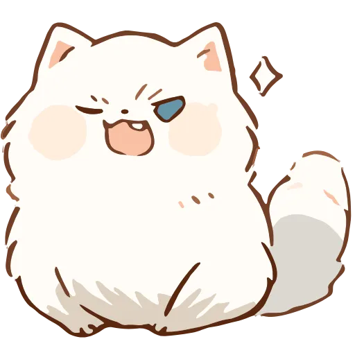 🐈 Эмодзи «Persian Cat» для Telegram