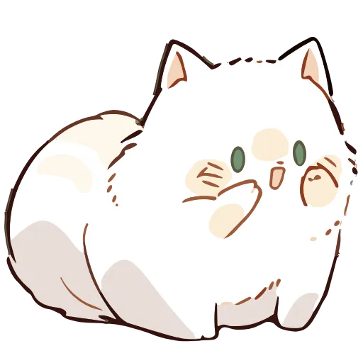 🐈 Эмодзи «Persian Cat» для Telegram