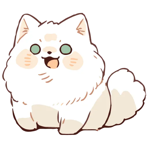 🐈 Эмодзи «Persian Cat» для Telegram