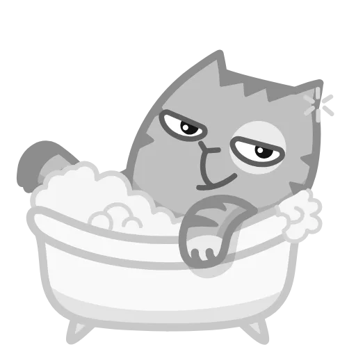 🛀 Эмодзи «Серый Персик» для Telegram
