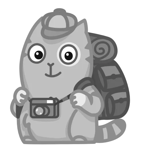 📷 Эмодзи «Серый Персик» для Telegram