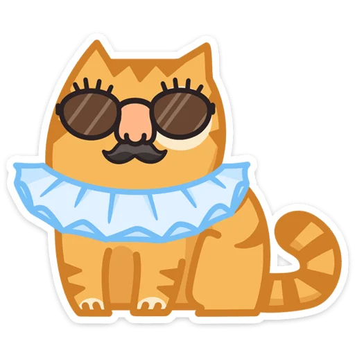 😎 Стикер «Забавный Персик» для Telegram