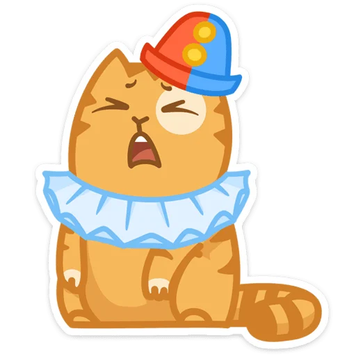 😩 Стикер «Забавный Персик» для Telegram