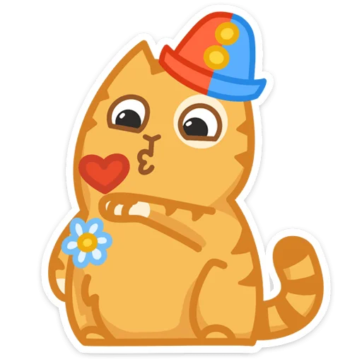 😘 Стикер «Забавный Персик» для Telegram