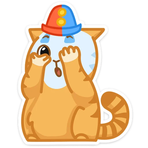 🙈 Стикер «Забавный Персик» для Telegram