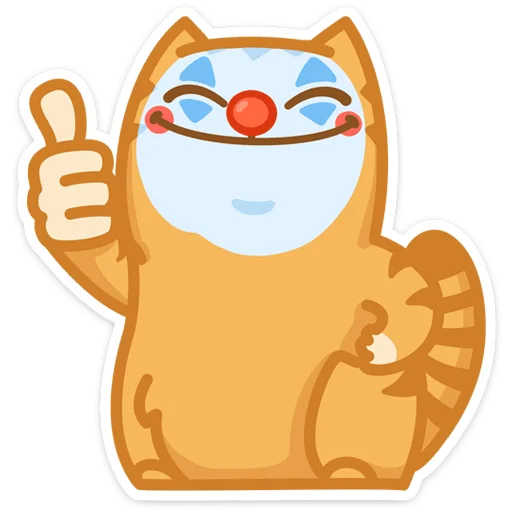 👍 Стикер «Забавный Персик» для Telegram
