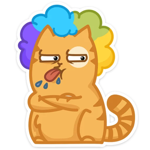 😝 Стикер «Забавный Персик» для Telegram