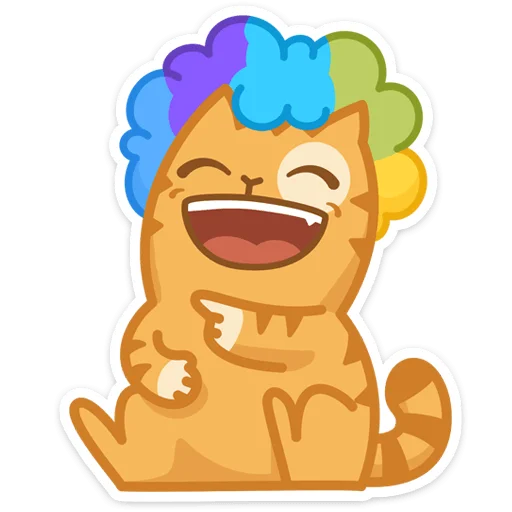 🤡 Стикер «Забавный Персик» для Telegram