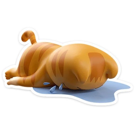 😼 Стикер «Персик в 3D» для Telegram