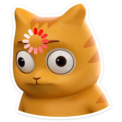 😼 Стикер «Персик в 3D» для Telegram