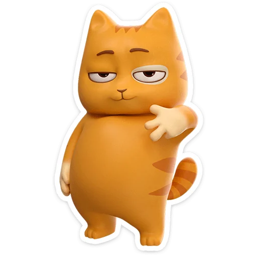 😼 Стикер «Персик в 3D» для Telegram
