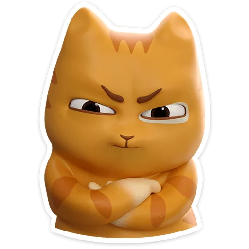 😼 Стикер «Персик в 3D» для Telegram