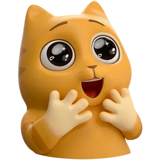 🤩 Стикер «Персик в 3D Без Текста» для Telegram