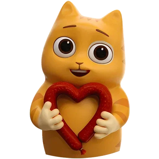 ❤️ Стикер «Персик в 3D Без Текста» для Telegram