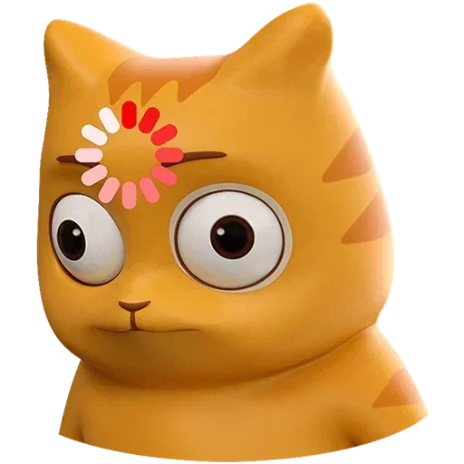 😵‍💫 Стикер «Персик в 3D Без Текста» для Telegram