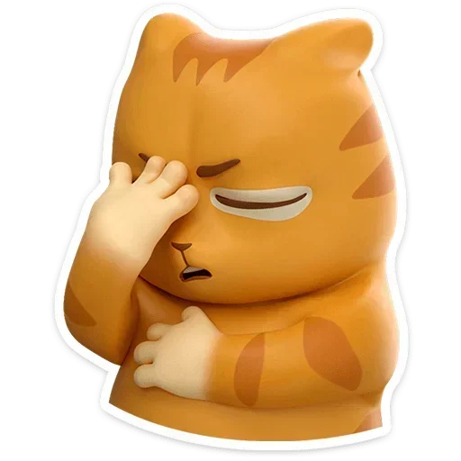 😬 Стикер «Персик в 3D» для Telegram