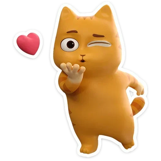 😘 Стикер «Персик в 3D» для Telegram