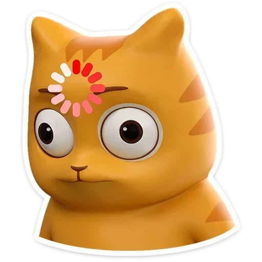 😵‍💫 Стикер «Персик в 3D» для Telegram