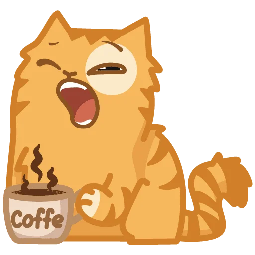 ☕️ Стикер «ВК Персик» для Telegram