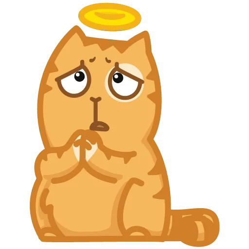 😇 Стикер «ВК Персик» для Telegram