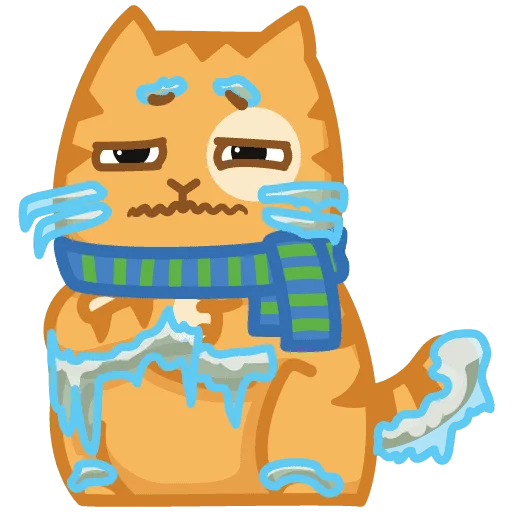 🥶 Стикер «ВК Персик» для Telegram