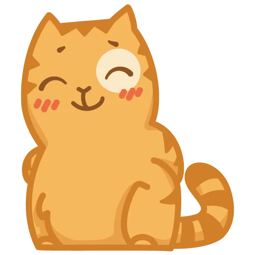 ☺️ Стикер «ВК Персик» для Telegram