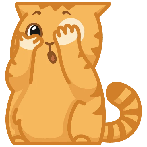 😉 Стикер «ВК Персик» для Telegram