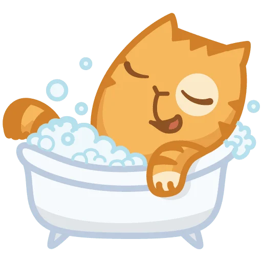 🛁 Стикер «ВК Персик» для Telegram