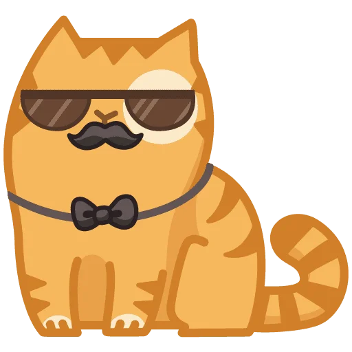 😎 Стикер «ВК Персик» для Telegram