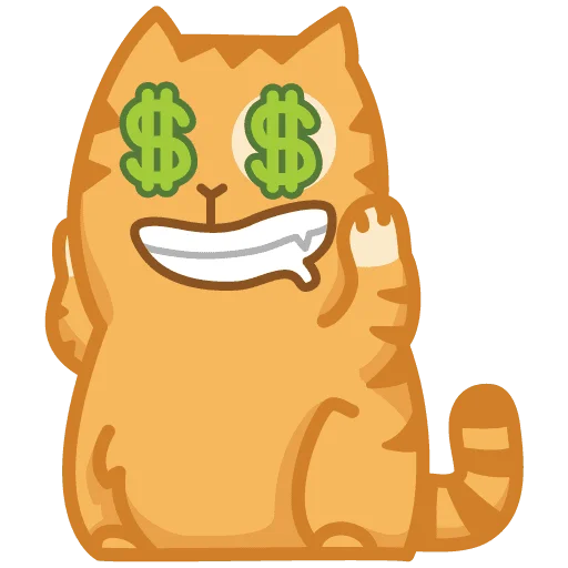 🤑 Стикер «ВК Персик» для Telegram