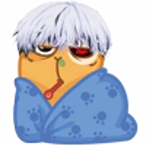 🤒 Эмодзи «Persik Dead Inside Emoji Pack» для Telegram