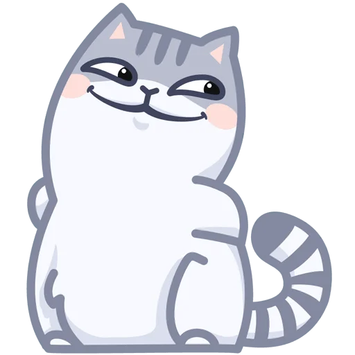 😏 Стикер «Серый персик» для Telegram