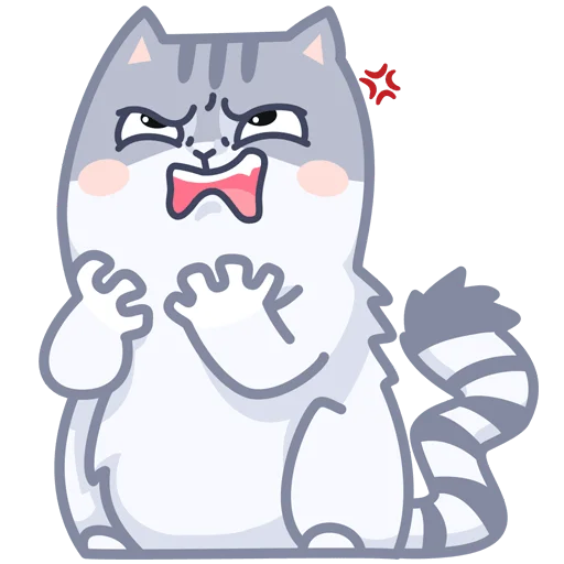 🤬 Стикер «Серый персик» для Telegram
