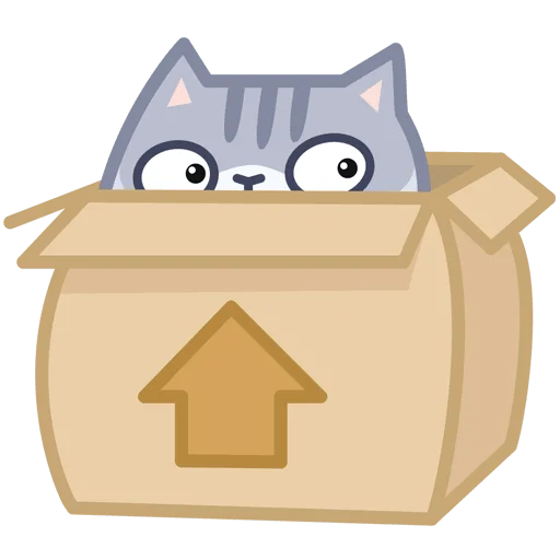 📦 Стикер «Серый персик» для Telegram