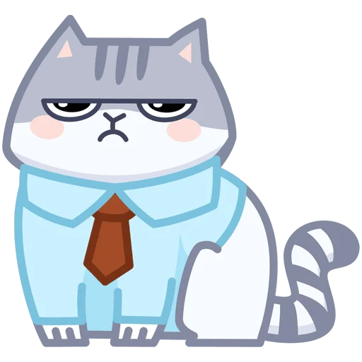 😠 Стикер «Серый персик» для Telegram
