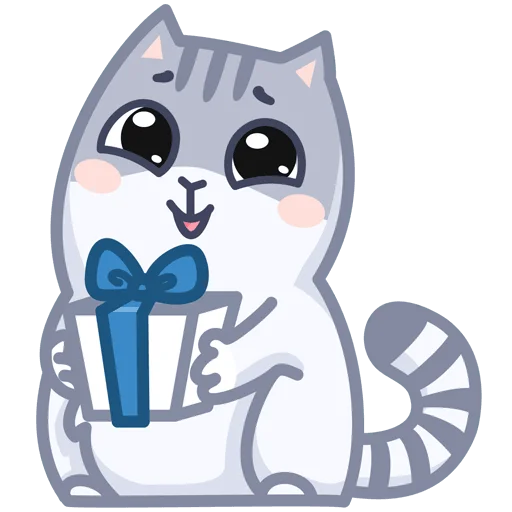 🎁 Стикер «Серый персик» для Telegram